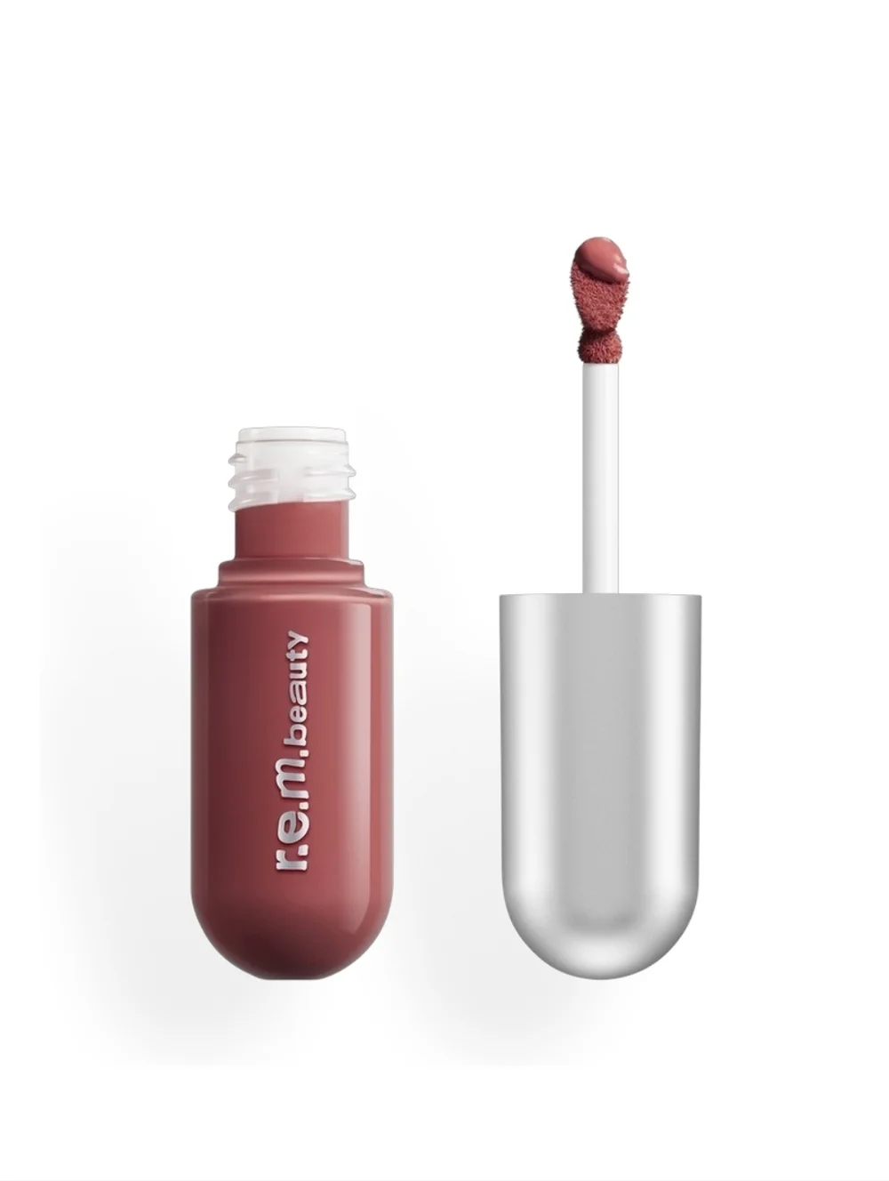 NWT r.e.m. Rem Beauty On Your Collar Liquid Lipstick Yummm Chestnut Rose 9.7 mL